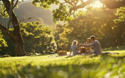 Le plaisir simple du pique-nique en vacances